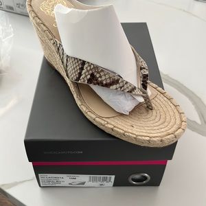 Snakeskin Espadrilles Never Worn Runs a Tiny Bit Small